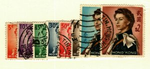 Hong Kong #203-5,208,210,212-4 used CV$5.95