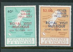 St Vincent Grenadines #127-8 Mint - penny auction