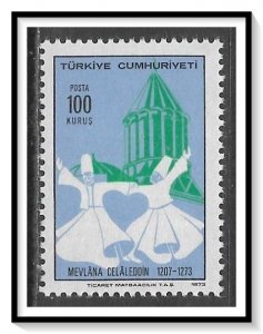 Turkey #1963 Jalal-Udin Mevlana MNH