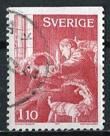 Sweden; 1977: Sc. # 1229: Used Single Stamp