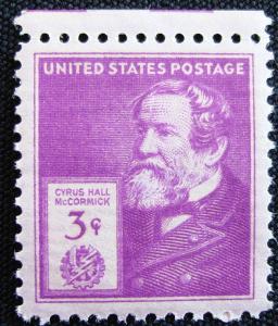 US #891 MNH Single, Cyrus Hall McCormick SCV $.30