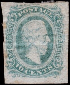 US Confederate States Scott 11d (1863-64) Mint H OG F, CV $100.00 C