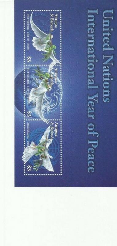  ANTIGUA & BARBUDA  2004 PEACE SCOTT 2753 MNH COMPLETE SET