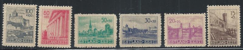 ESTONIA SC# NB1-6 FVF/MOG 1941