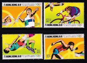 Hong Kong 634-627 Summer Olympics MNH VF