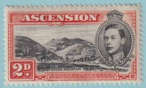 ASCENSION ISLAND 43b  MINT HINGED OG * PERF 13.5 - NO FAULTS VERY FINE! - TTR