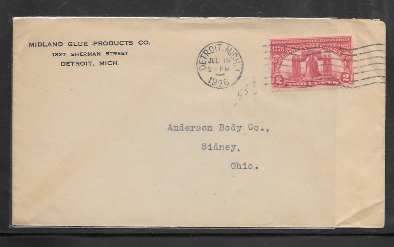 Just Fun Covers #627 on Detroit MICH. JUL/19/1926 Cancel (my4452)