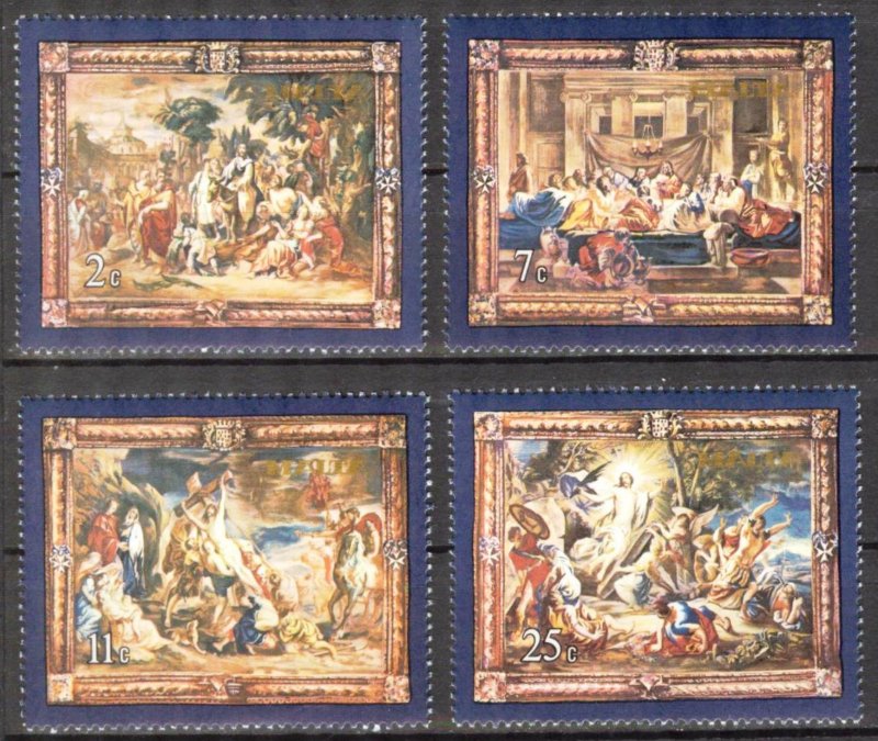 Malta 1978 Art Paintings (II) P.P. Rubens set of 4 MNH