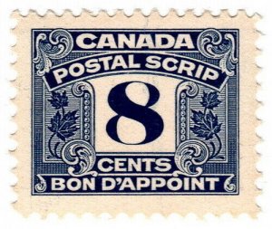 (I.B) Canada Revenue : Postal Scrip 8c