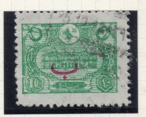 Turkey 1913 Early Issue Fine Used 10p. Optd NW-12153