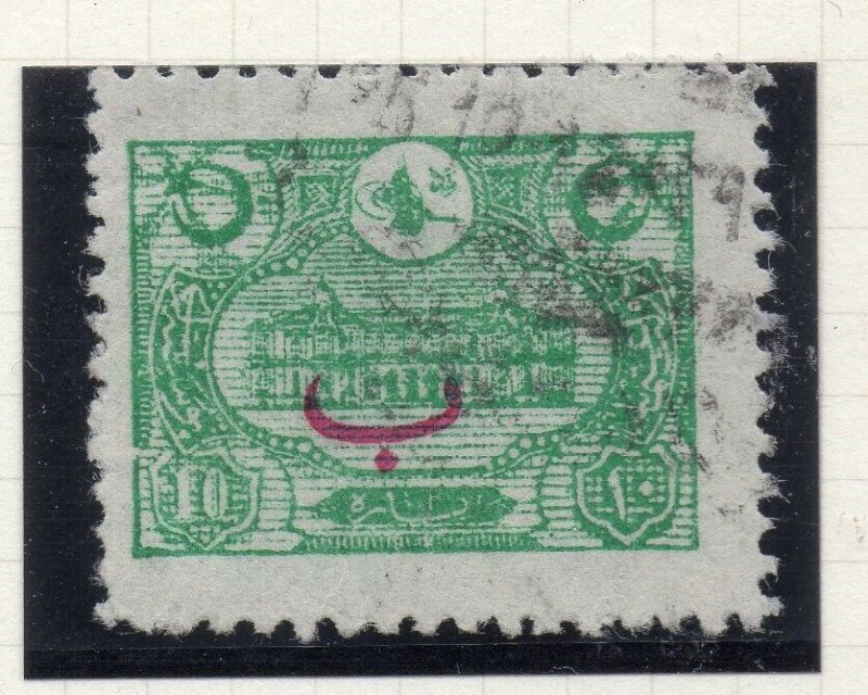 Turkey 1913 Early Issue Fine Used 10p. Optd NW-12153