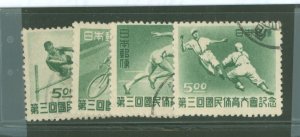 Japan #418-421 Used Multiple