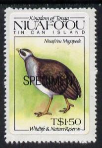 Tonga - Niuafo'ou 1984 Wildlife & Nature Reserve self...