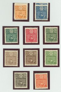 St. Pierre & Miquelon #J68-J77 Mint (NH) Single (Complete Set)