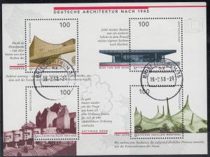 Germany - 1997 German Architecture Mi#  Bl.37 (9515)