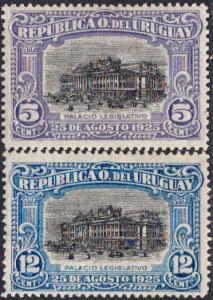 Uruguay #303-304 MH