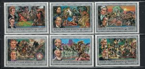 Comoro Is 165-70 MNH 1976 American Bicentennial (fe7615)