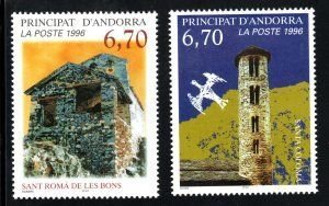 Andorra 474-5 Churches mnh