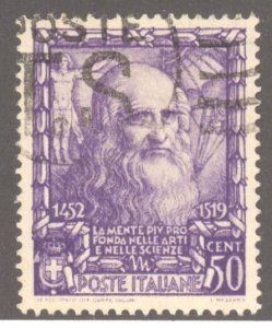 Italy, Scott #404, Used