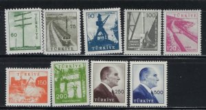 Turkey 1452-60 MH 1959-60 Part Set (an5078)