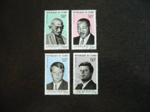 Stamps - Chad - Scott# C52-C55 - Used Set of 4 Stamps