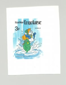 Togo #1064-1071 Disney, Wild Cats, Elephants 9v Imperf Proofs