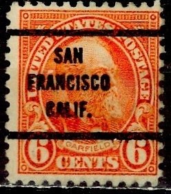 U.S.A.; 1927; Sc. # 638;  Used Pre-Canc. Perf. 11x10 1/2 Single Stamp