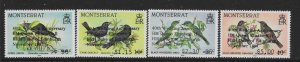 MONTSERRAT SG739B/42B 1987 ROYAL RUBY WEDDING MNH 