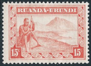 Ruanda Urundi, Sc #39, 15c MH
