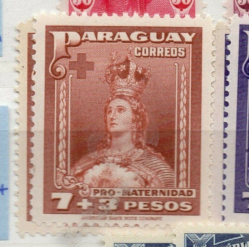 Paraguay 1940 Early Issue Fine Mint Hinged 7P. NW-177869