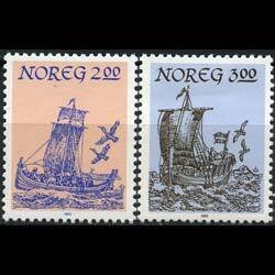 NORWAY 1983 - Scott# 829-30 Northern Ship Set of 2 NH