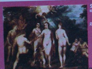 SCOTLAND-STAFFA-WORLD FAMOUS NUDE ART PAINTINGS MNH VF-EST.$14