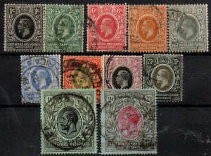 British East Africa 40 Mint hinged, 41-50 Used