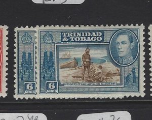 Trinidad & Tobago SG 250 X 2 Shades MNH (8gxt)