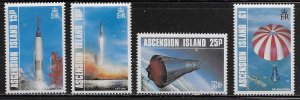 Ascension Scott #'s 420 - 423 MNH