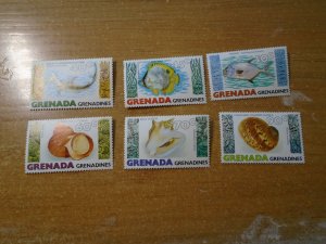 Granada grenadines  # 341-45/347  MNH