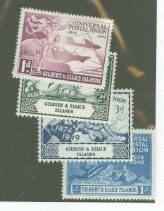 Gilbert & Ellice Islands #56-59 Unused Single (Complete Set)