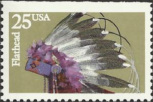 # 2504 MINT NEVER HINGED FLATHEAD HEADDRESS