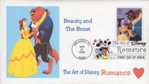 Set of 5 Sand Key Printed FDCs for the 2006 Disney Romance Issue