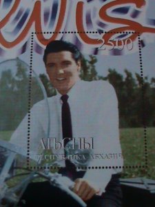 ​RUSSIA-AIbChbI-1999-ROCK & ROLL MOVIE STAR-ELVIS-MNH-S/S-VERY FINE