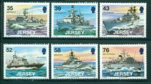 Jersey Scott #1327-1332 MNH Royal Naval Vessels CV$9+