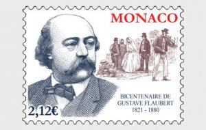 2021 Monaco Gustave Flaubert Writer (Scott NA) MNH