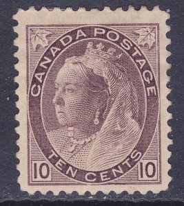 Canada 83 Mint OG 1898 10c Brown Violet Queen Victoria Issue CV $425.00