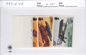 Falkland Islands 383-6 Manned Flight mnh