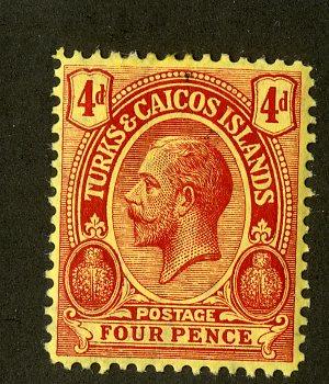 TURKS & CAICOS 51  MH SCV $1.60 BIN $.75 POLITICIAN