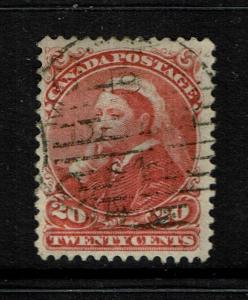 Canada SC# 46, Used, Hinge Remnant/tiny Page Remnant - S2603