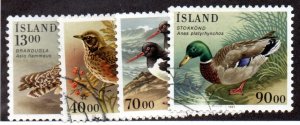 ICELAND 642-5 USED SCV $3.50 BIN $1.40 BIRDS