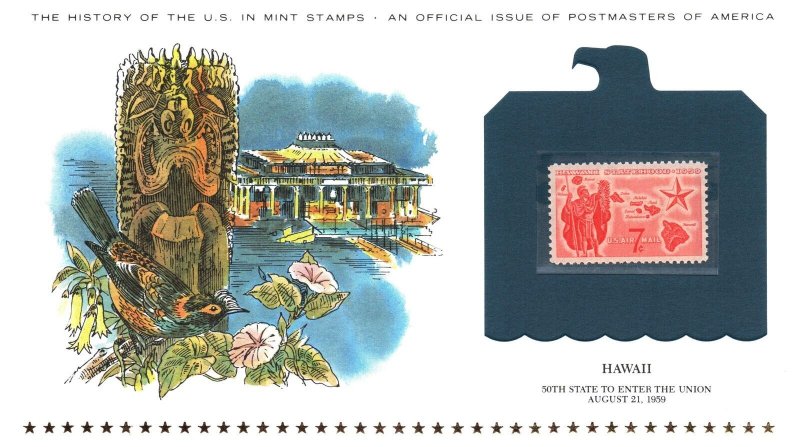 THE HISTORY OF THE U.S. IN MINT STAMPS STATE OF HAWAII