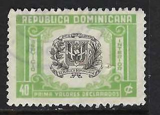 DOMINICAN REPUBLIC G21a VFU Z4891-9