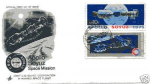 1569-70 Apollo Soyuz  ArtCraft Linkup Cancel Cover